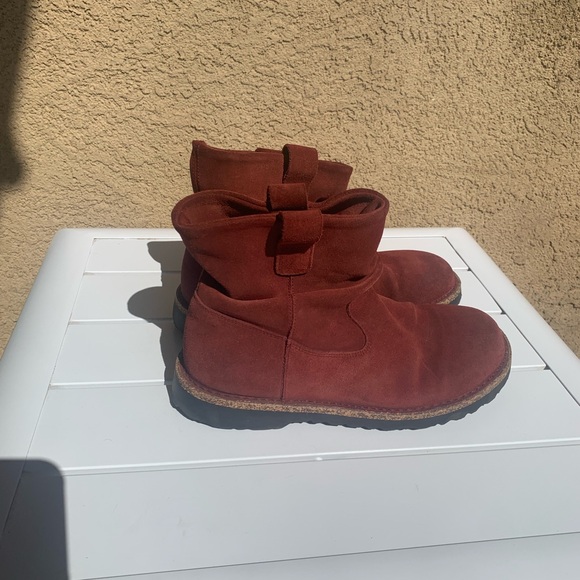 Birkenstock Luton port wine suede boots size 37 L - Picture 3 of 16